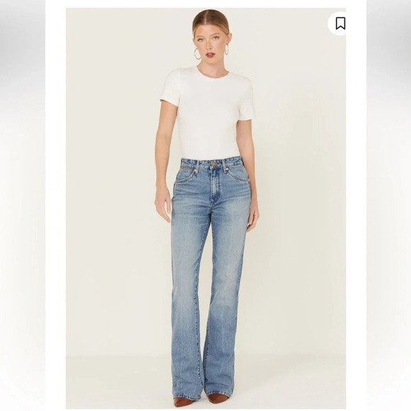 Wrangler Women’s Westward 626 High Rise Cotton Boot Cut Jeans Size 33 - Picture 3 of 16